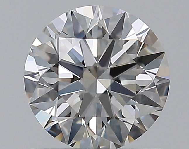 0.76 Carat Round Natural Diamond with  Cut Diamond in 14KT  view 1
