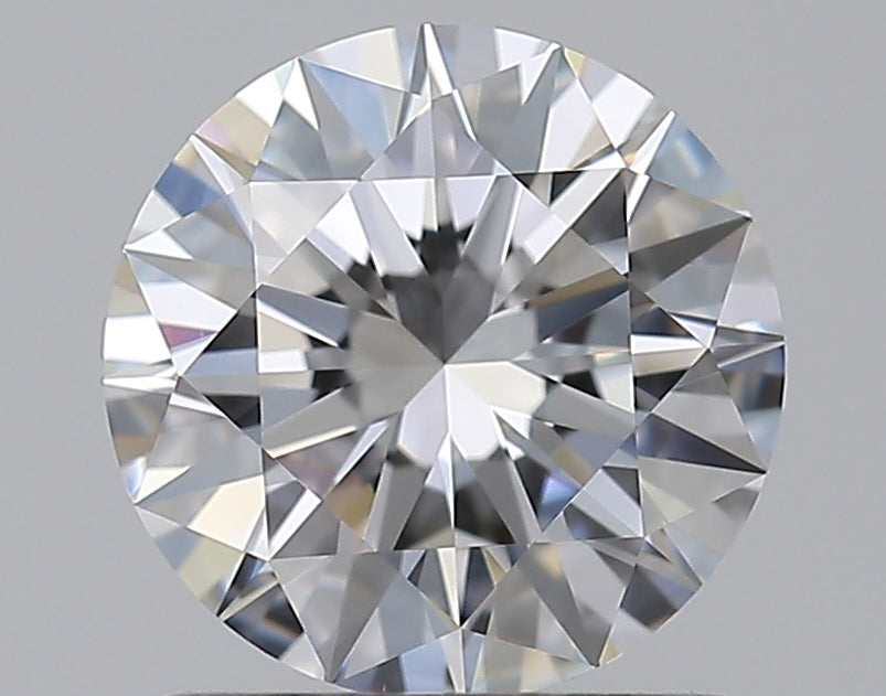 1.01 Carat Round Natural Diamond with  Cut Diamond in 14KT  view 1
