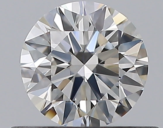 0.5 Carat Round Natural Diamond with  Cut Diamond in 14KT  view 1
