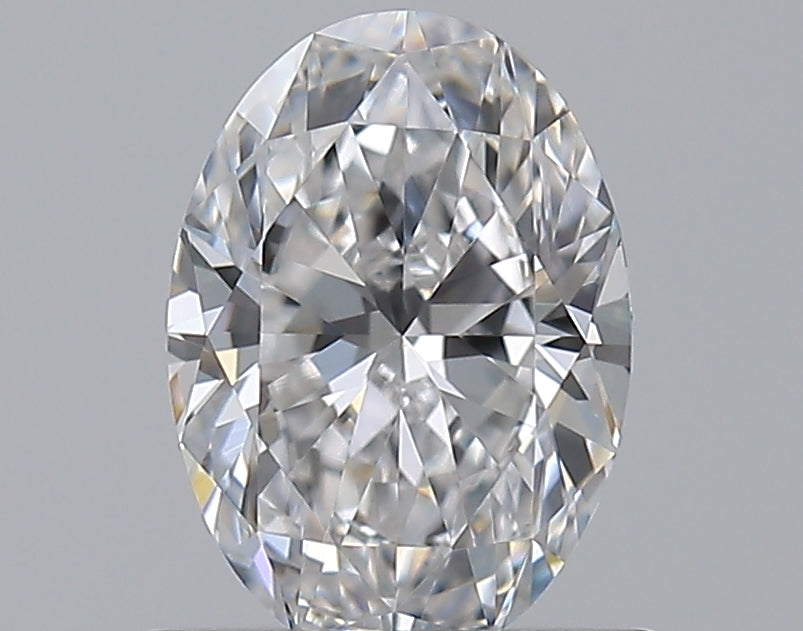 0.7 Carat Oval Natural Diamond with  Cut Diamond in 14KT  view 1
