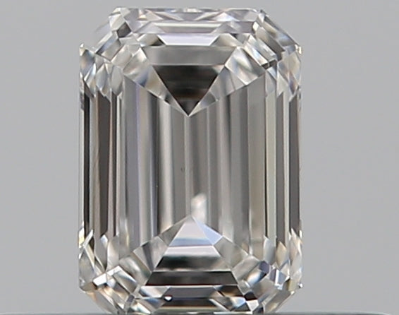 0.3 Carat Emerald Natural Diamond with  Cut Diamond in 14KT  view 1
