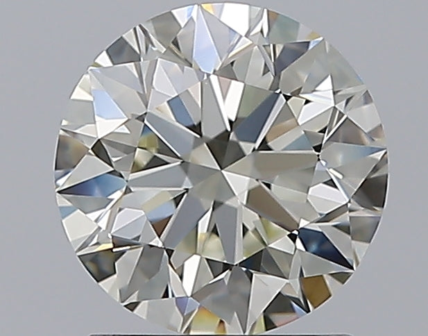 1.53 Carat Round Natural Diamond with  Cut Diamond in 14KT  view 1
