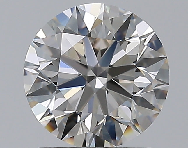 1.3 Carat Round Natural Diamond with  Cut Diamond in 14KT  view 1

