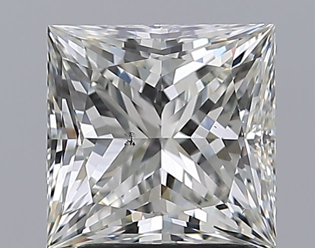 2.0 Carat Princess Natural Diamond with  Cut Diamond in 14KT  view 1
