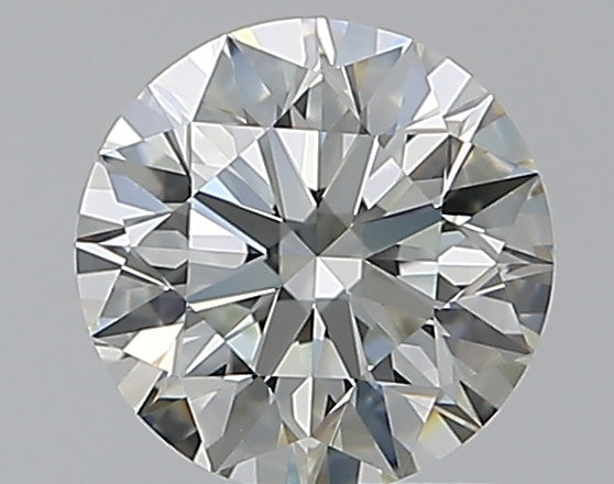 1.29 Carat Round Natural Diamond with  Cut Diamond in 14KT  view 1

