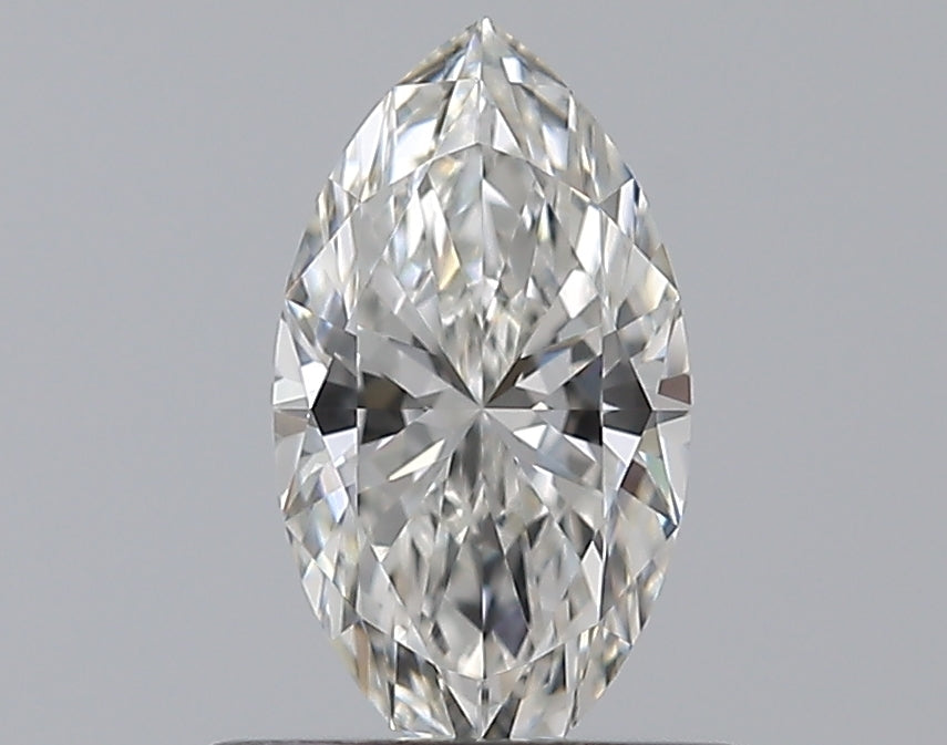 0.51 Carat Marquise Natural Diamond with  Cut Diamond in 14KT  view 1
