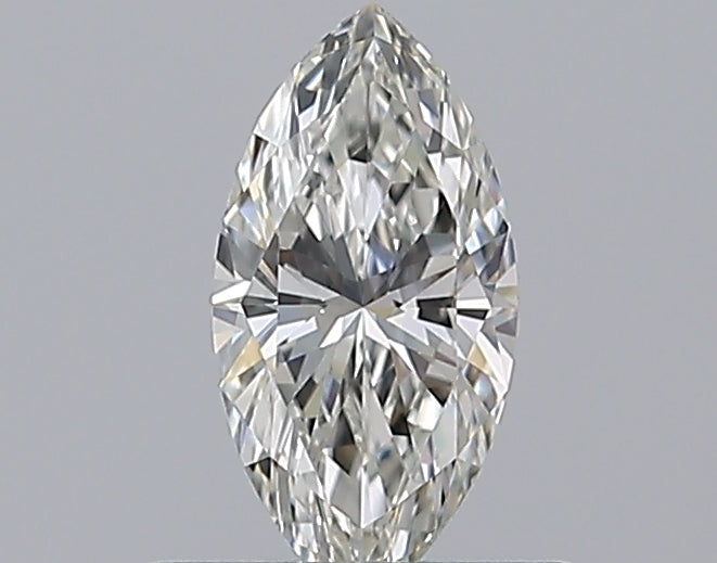 0.4 Carat Marquise Natural Diamond with  Cut Diamond in 14KT  view 1

