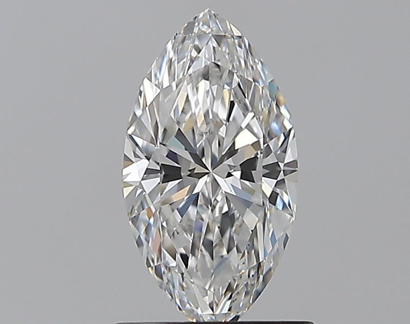 0.96 Carat Marquise Natural Diamond with  Cut Diamond in 14KT  view 1
