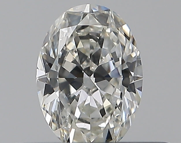 0.31 Carat Oval Natural Diamond with  Cut Diamond in 14KT  view 1
