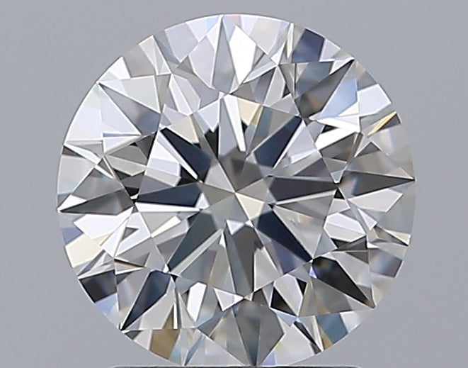 1.71 Carat Round Natural Diamond with  Cut Diamond in 14KT  view 1
