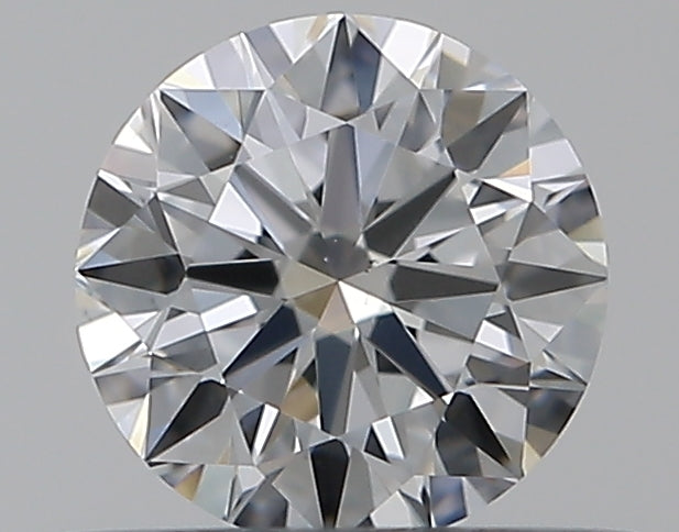 0.4 Carat Round Natural Diamond with  Cut Diamond in 14KT  view 1
