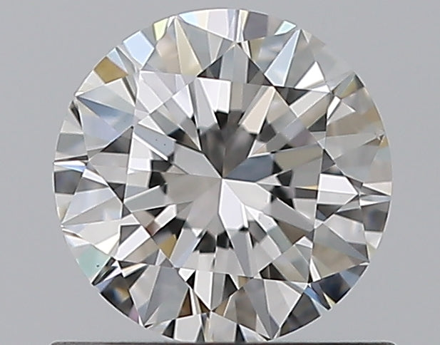 0.7 Carat Round Natural Diamond with  Cut Diamond in 14KT  view 1
