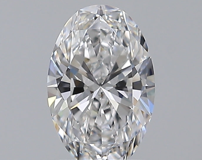 1.01 Carat Oval Natural Diamond with  Cut Diamond in 14KT  view 1
