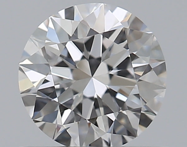 0.5 Carat Round Natural Diamond with  Cut Diamond in 14KT  view 1
