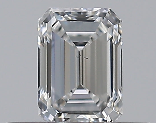 0.31 Carat Emerald Natural Diamond with  Cut Diamond in 14KT  view 1
