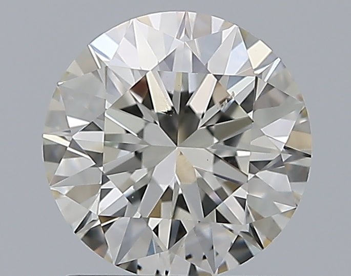 1.03 Carat Round Natural Diamond with  Cut Diamond in 14KT  view 1
