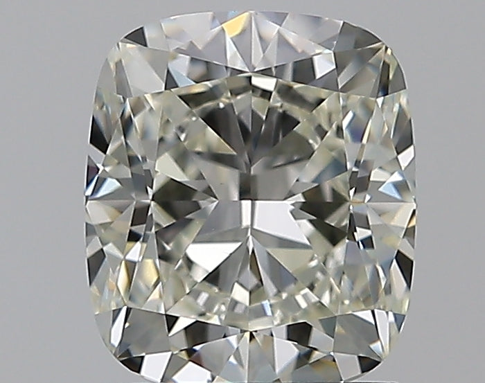 1.61 Carat Cushion Natural Diamond with  Cut Diamond in 14KT  view 1
