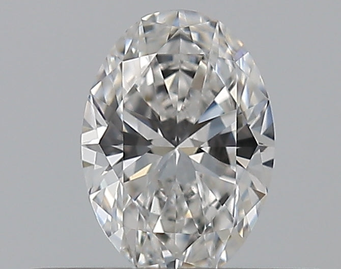 0.3 Carat Oval Natural Diamond with  Cut Diamond in 14KT  view 1
