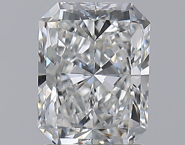 1.5 Carat Radiant Natural Diamond with  Cut Diamond in 14KT  view 1
