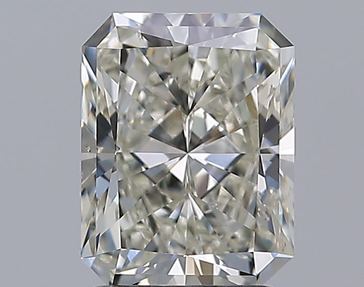 2.01 Carat Radiant Natural Diamond with  Cut Diamond in 14KT  view 1
