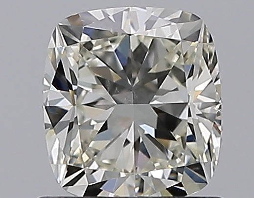 1.0 Carat Cushion Natural Diamond with  Cut Diamond in 14KT  view 1

