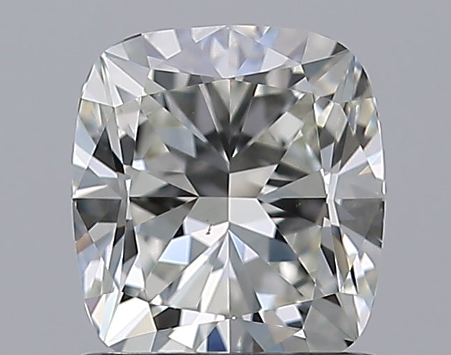 1.0 Carat Cushion Natural Diamond with  Cut Diamond in 14KT  view 1

