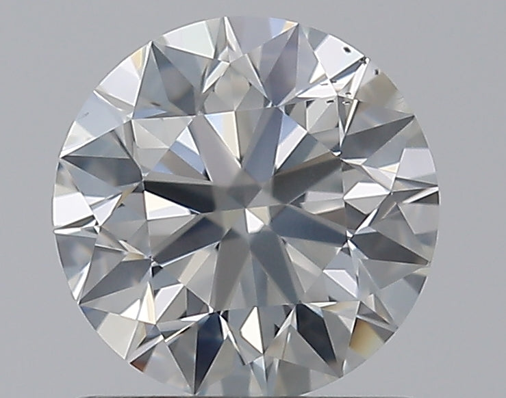 0.9 Carat Round Natural Diamond with  Cut Diamond in 14KT  view 1
