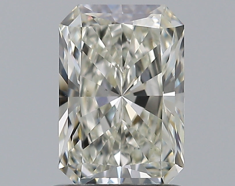 1.01 Carat Radiant Natural Diamond with  Cut Diamond in 14KT  view 1
