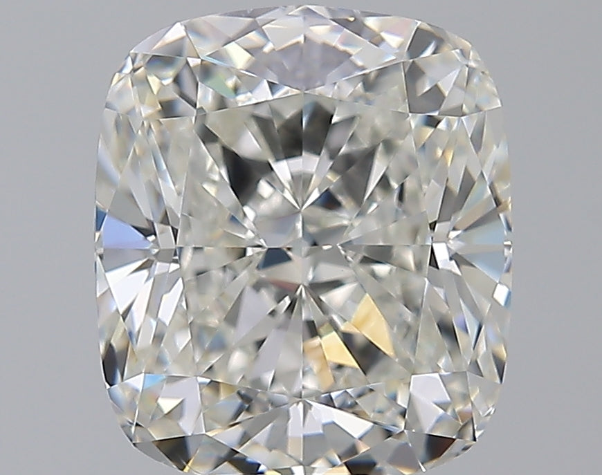 5.01 Carat Cushion Natural Diamond with  Cut Diamond in 14KT  view 1
