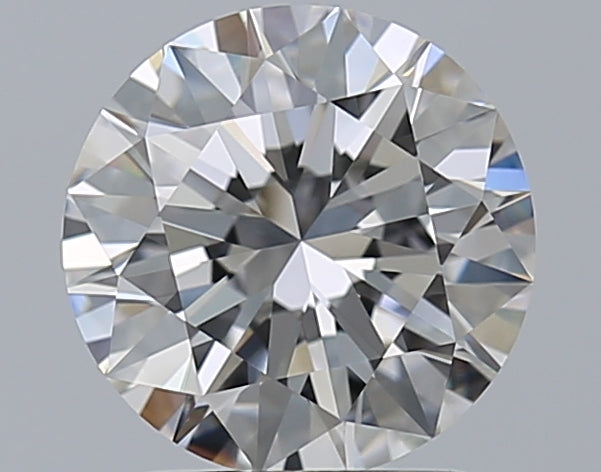 1.7 Carat Round Natural Diamond with  Cut Diamond in 14KT  view 1
