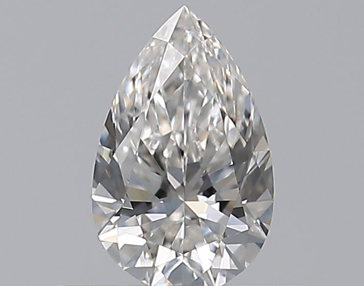 0.32 Carat Pear Natural Diamond with  Cut Diamond in 14KT  view 1
