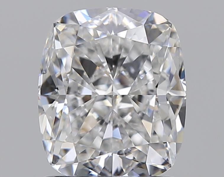 1.5 Carat Cushion Natural Diamond with  Cut Diamond in 14KT  view 1
