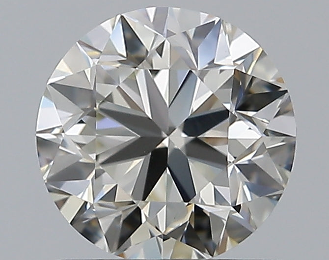 0.9 Carat Round Natural Diamond with  Cut Diamond in 14KT  view 1
