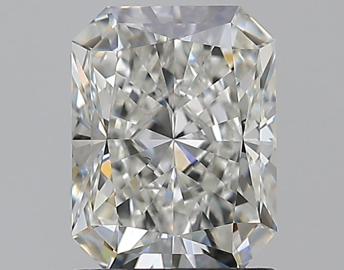1.5 Carat Radiant Natural Diamond with  Cut Diamond in 14KT  view 1

