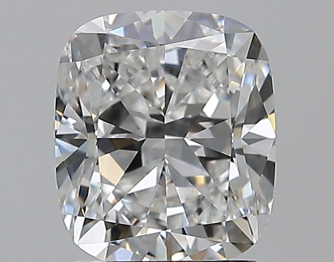 2.0 Carat Cushion Natural Diamond with  Cut Diamond in 14KT  view 1
