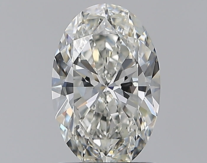 1.21 Carat Oval Natural Diamond with  Cut Diamond in 14KT  view 1
