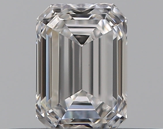 0.32 Carat Emerald Natural Diamond with  Cut Diamond in 14KT  view 1
