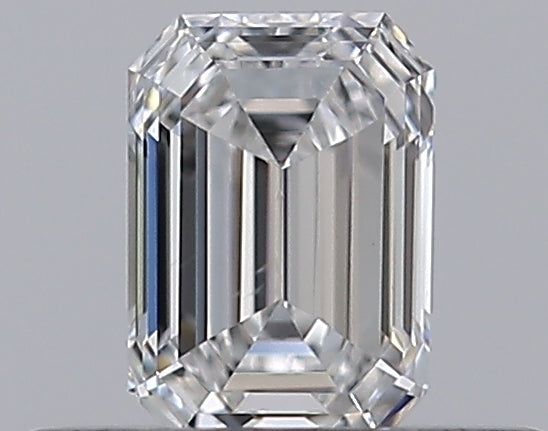 0.3 Carat Emerald Natural Diamond with  Cut Diamond in 14KT  view 1
