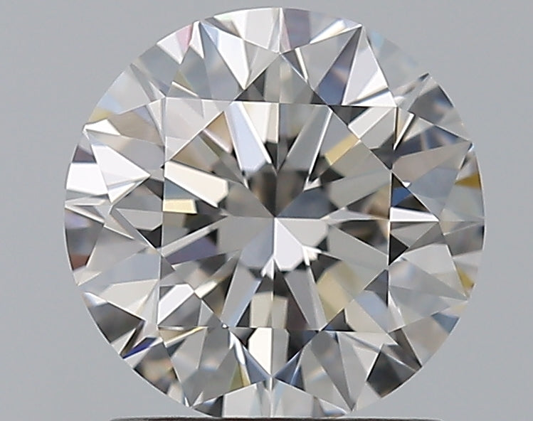 1.5 Carat Round Natural Diamond with  Cut Diamond in 14KT  view 1

