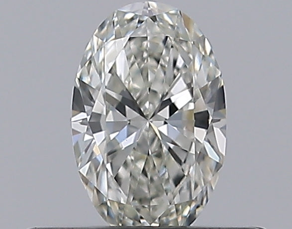0.31 Carat Oval Natural Diamond with  Cut Diamond in 14KT  view 1
