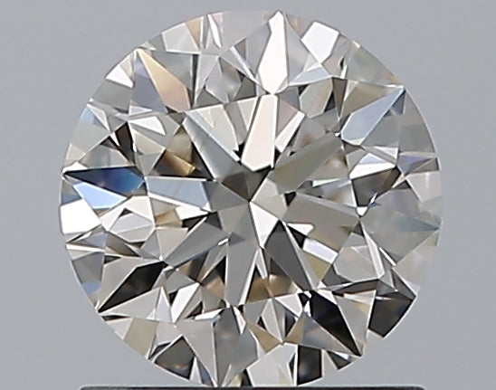 1.02 Carat Round Natural Diamond with  Cut Diamond in 14KT  view 1
