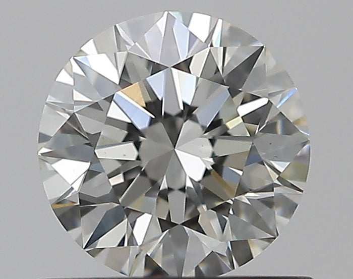 0.7 Carat Round Natural Diamond with  Cut Diamond in 14KT  view 1
