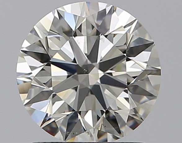 1.23 Carat Round Natural Diamond with  Cut Diamond in 14KT  view 1
