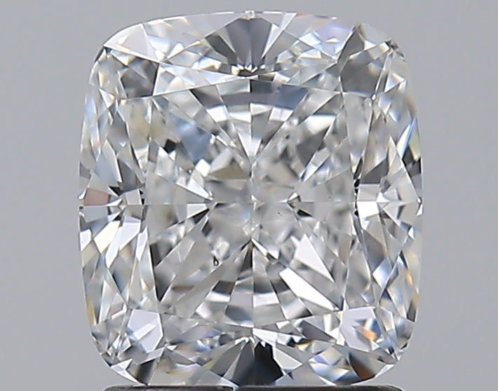 1.82 Carat Cushion Natural Diamond with  Cut Diamond in 14KT  view 1
