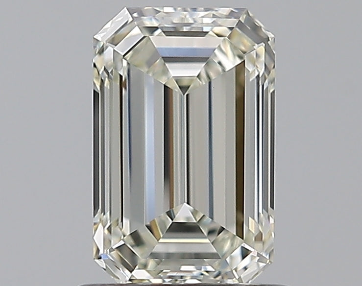 1.02 Carat Emerald Natural Diamond with  Cut Diamond in 14KT  view 1
