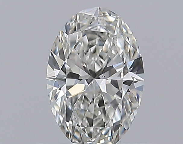 0.32 Carat Oval Natural Diamond with  Cut Diamond in 14KT  view 1
