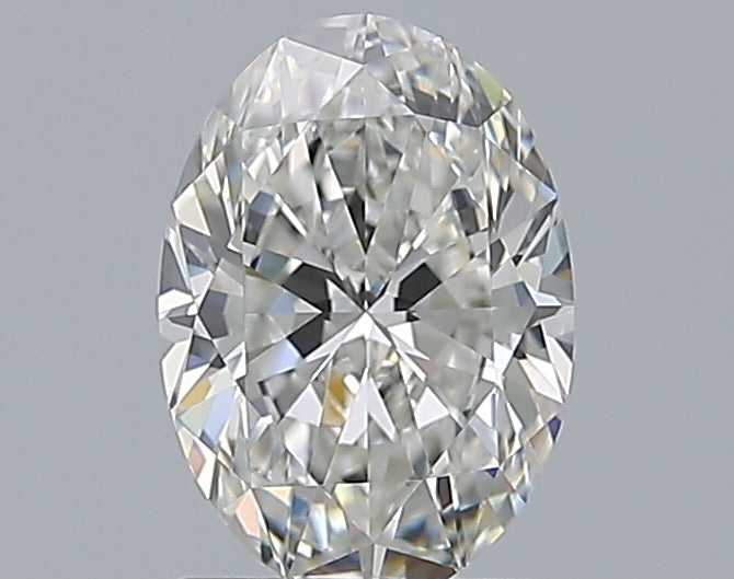 1.2 Carat Oval Natural Diamond with  Cut Diamond in 14KT  view 1
