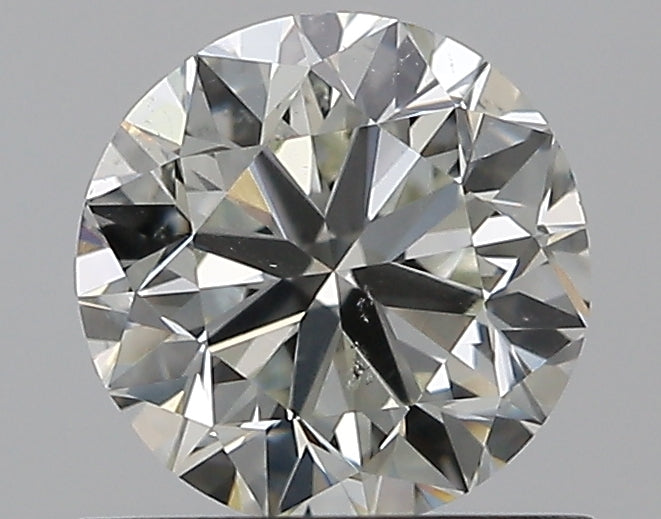 0.75 Carat Round Natural Diamond with  Cut Diamond in 14KT  view 1
