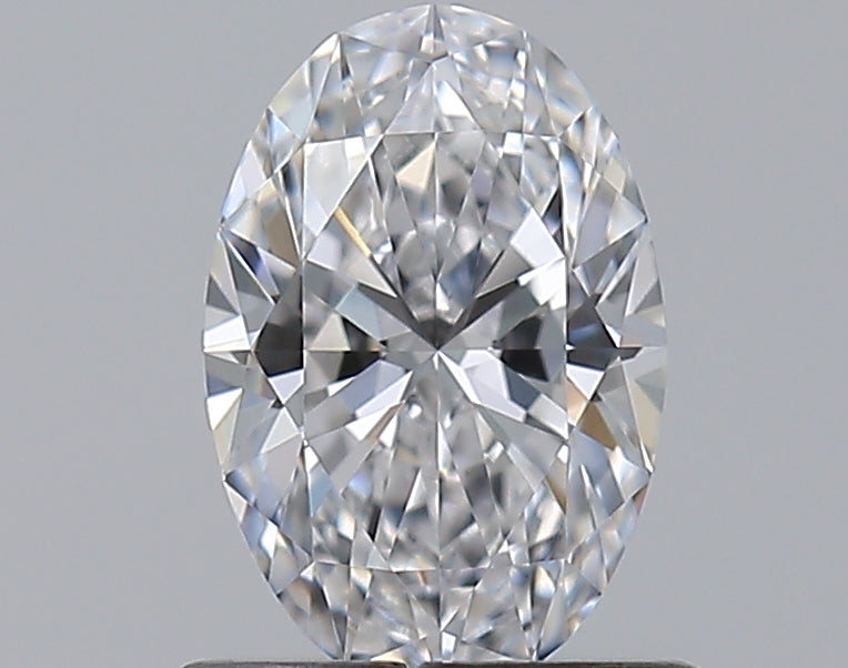 0.7 Carat Oval Natural Diamond with  Cut Diamond in 14KT  view 1
