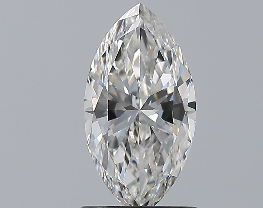 1.3 Carat Marquise Natural Diamond with  Cut Diamond in 14KT  view 1
